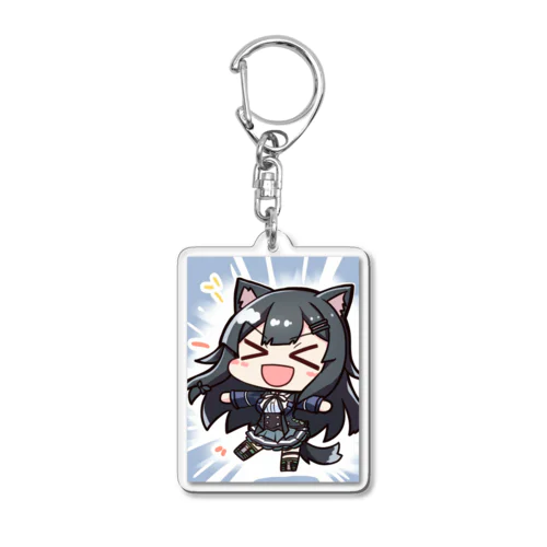 BIGSmile黒猫ちゃん Acrylic Key Chain