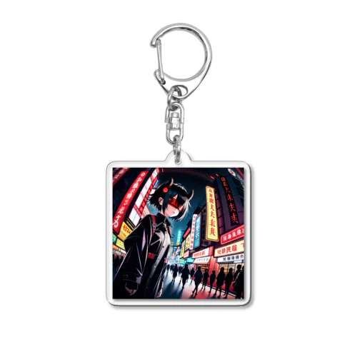 目隠し鬼娘 Acrylic Key Chain