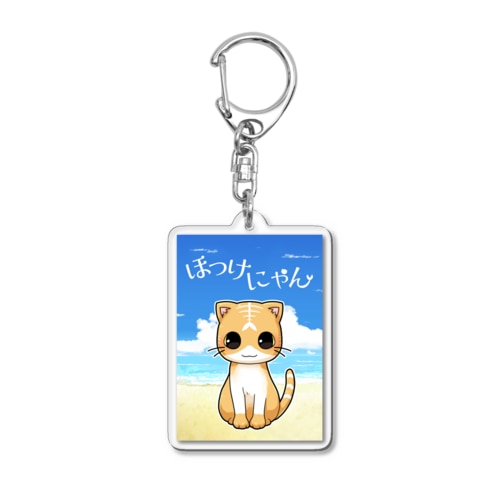 北海道漁師公式キャラクターほっけにゃん Acrylic Key Chain