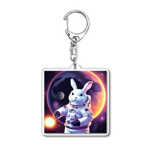 space usagi rabbit Acrylic Key Chain