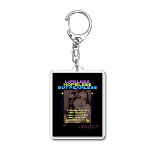 Courageous Lifestyle Acrylic Key Chain