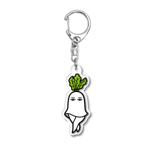 セクシー “メジェド” 大根 Acrylic Key Chain