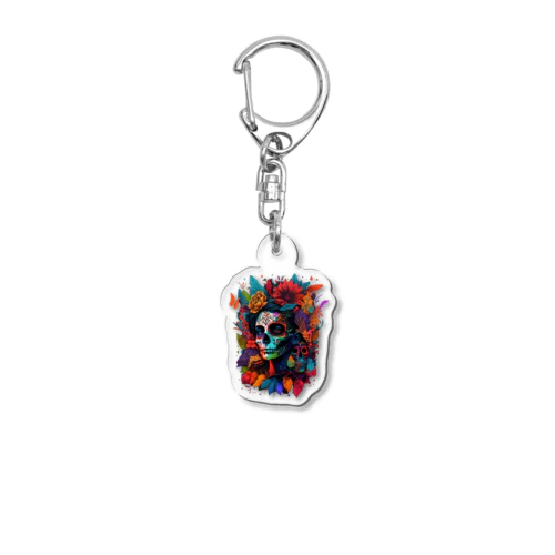 Day of the Dead Acrylic Key Chain