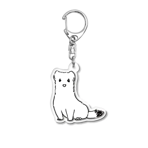 オコジョちゃん  Acrylic Key Chain