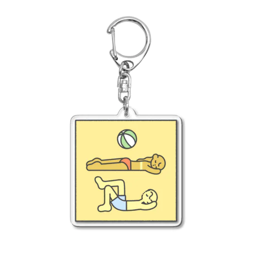 𝙊𝙣 𝙩𝙝𝙚 𝘽𝙚𝙖𝙘𝙝 Acrylic Key Chain