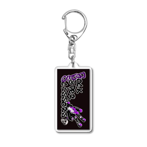 Comic RPS Acrylic Key Chain