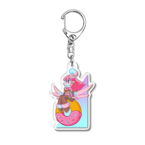 マジカルお嬢&FlyingDonuts Acrylic Key Chain