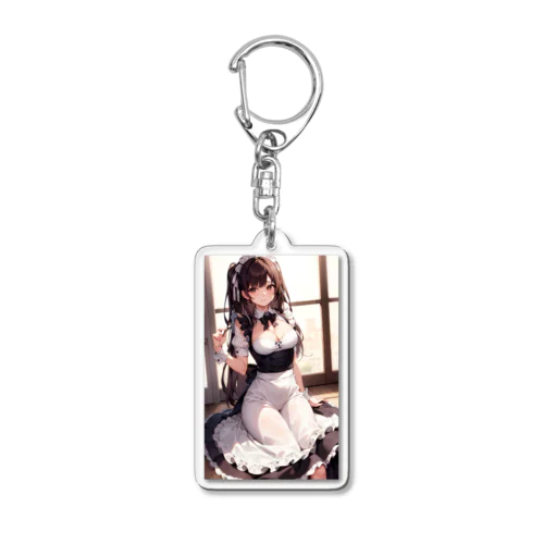 メイドのお姉さんの二次元イラスト Acrylic Key Chain