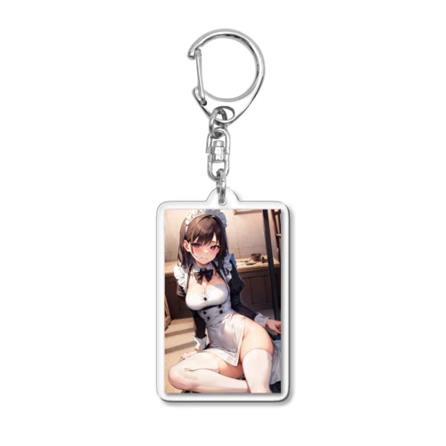 メイドのお姉さん Acrylic Key Chain