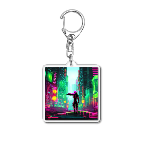 サイバーパンク Acrylic Key Chain