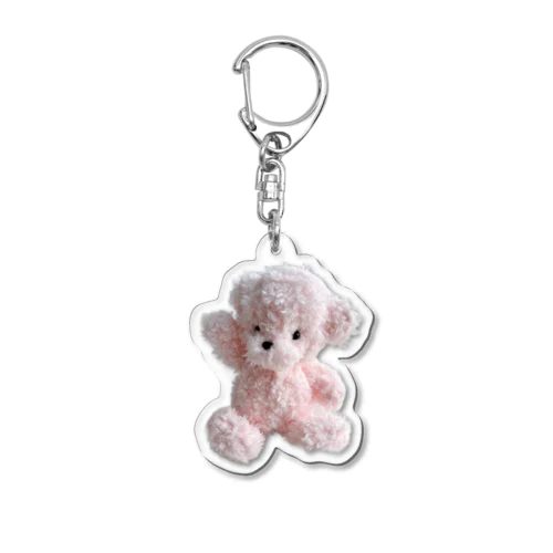 おすわりクマさん Acrylic Key Chain