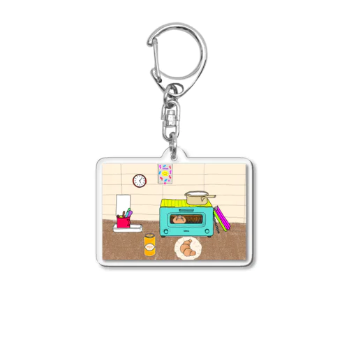 念願のマイホームキッチン Acrylic Key Chain