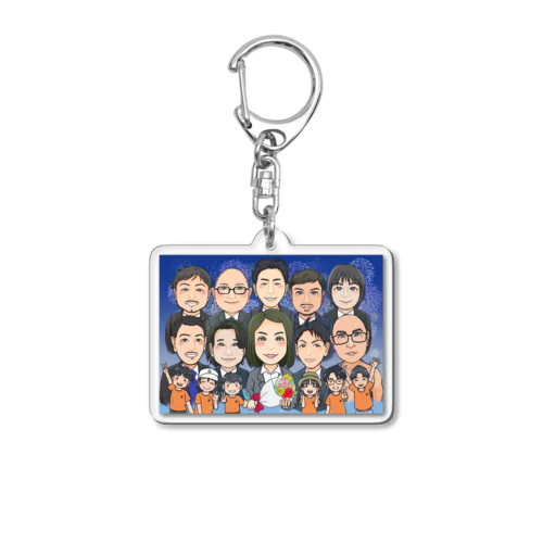 JC Acrylic Key Chain