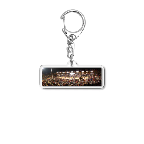 夜のガンジス川 Acrylic Key Chain