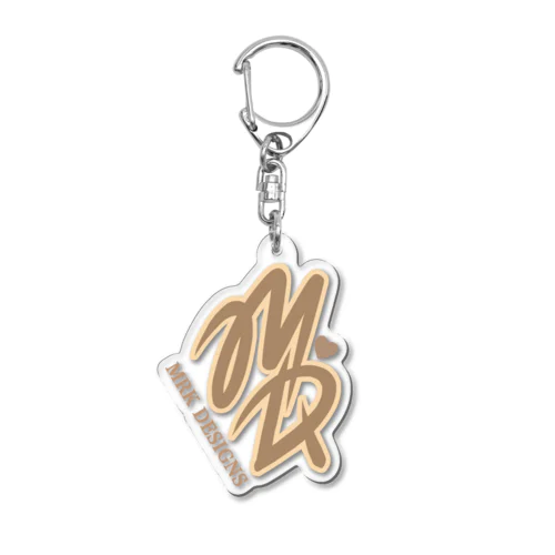 MD Logo  (Beige) Acrylic Key Chain