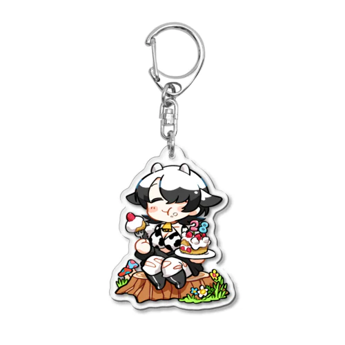 牛牧もこ爆誕記念！ Acrylic Key Chain