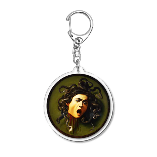 メドゥーサ　カラヴァッジオ　Caravaggio / Medusa アクリルキーホルダー