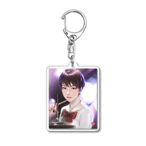 ドラム少女 Acrylic Key Chain