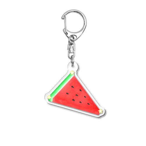 だいたい夏の大三角(スイカ) Acrylic Key Chain