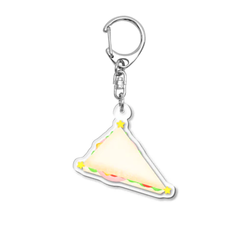 だいたい夏の大三角(サンドイッチ) Acrylic Key Chain