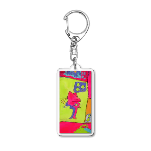 運運ぎつね Acrylic Key Chain