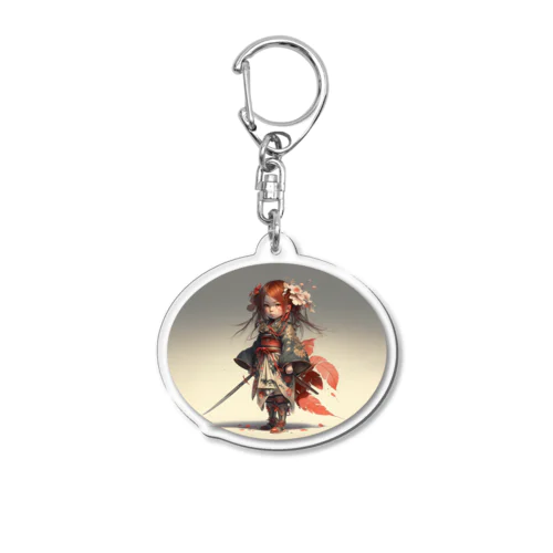 Samurai がある。 Acrylic Key Chain