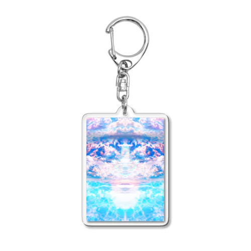 Shiny Ocean Acrylic Key Chain