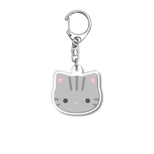 うちのねこ(アメショ) Acrylic Key Chain