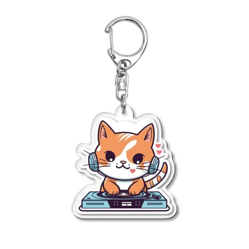 スクラッチするにゃ♪ Acrylic Key Chain