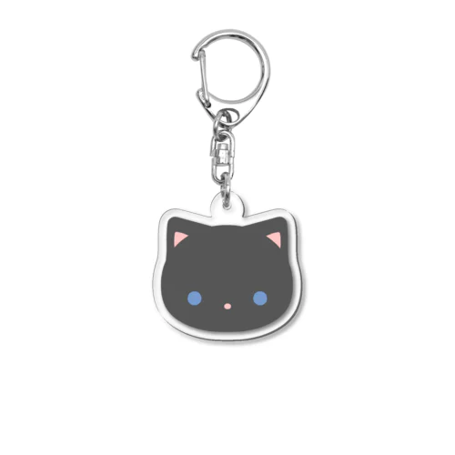 うちのねこ(黒) Acrylic Key Chain