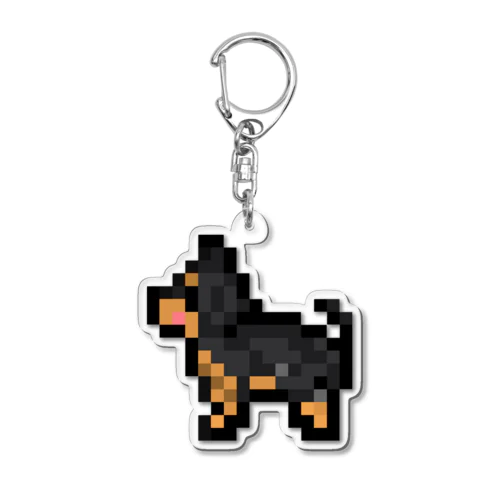 チワワちゃん。ver.ブラックタン Acrylic Key Chain