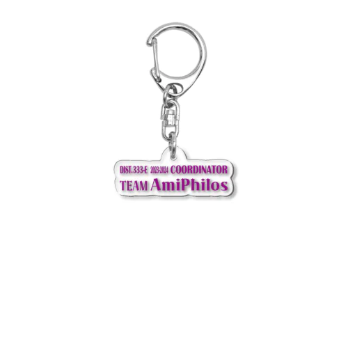 TEAM　AMIPHILOS Acrylic Key Chain