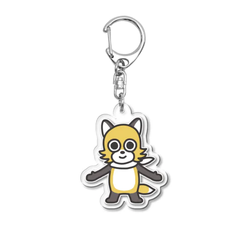 スカーフきつね Acrylic Key Chain