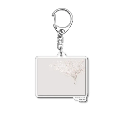 🫖 sakura milk tea . Acrylic Key Chain