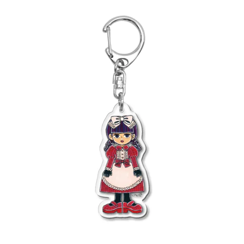 おしゃれレッド都ちゃん Acrylic Key Chain