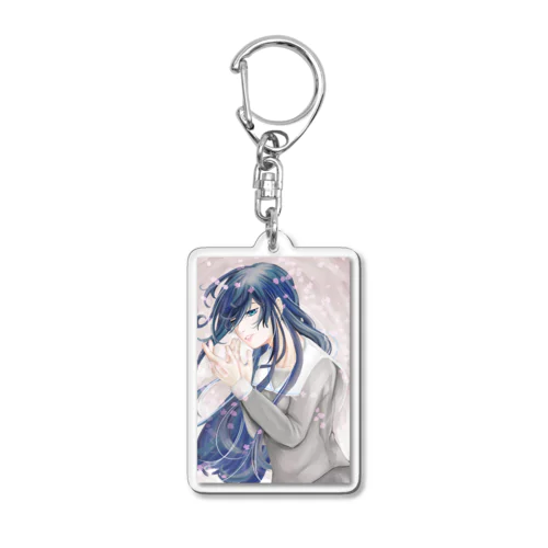 春の散り際 Acrylic Key Chain