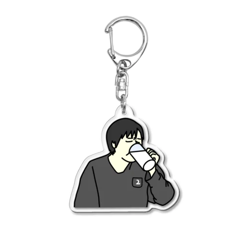 ジョッキ怪物 黒 Acrylic Key Chain