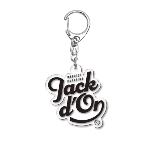 ジャックドール（タイポグラフィBLACK） Acrylic Key Chain