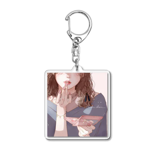 makeup Acrylic Key Chain