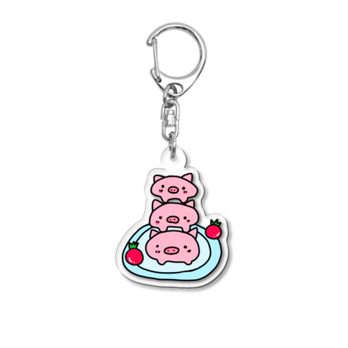 可愛いお料理 Acrylic Key Chain