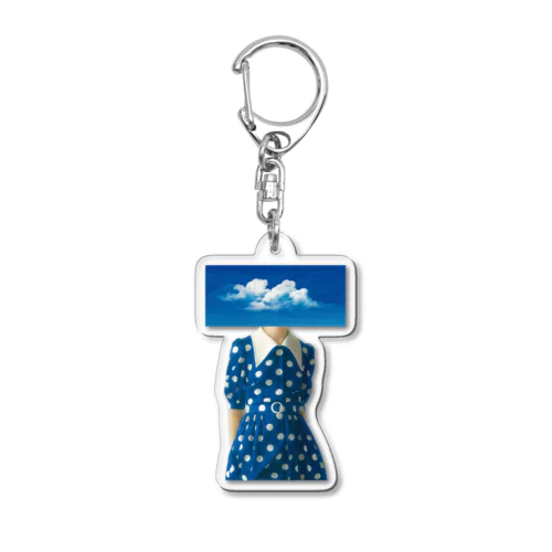 青空少女 Acrylic Key Chain