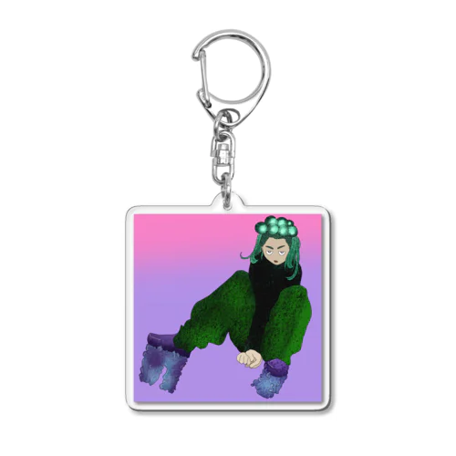 Gal Acrylic Key Chain