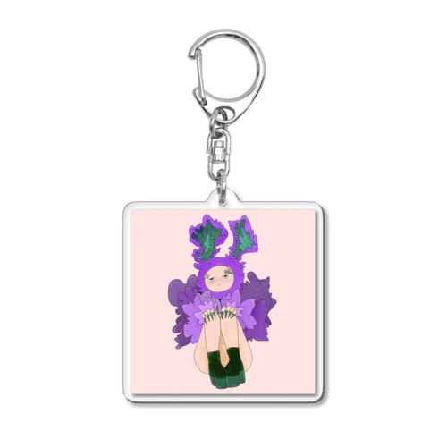 バブリーgal Acrylic Key Chain