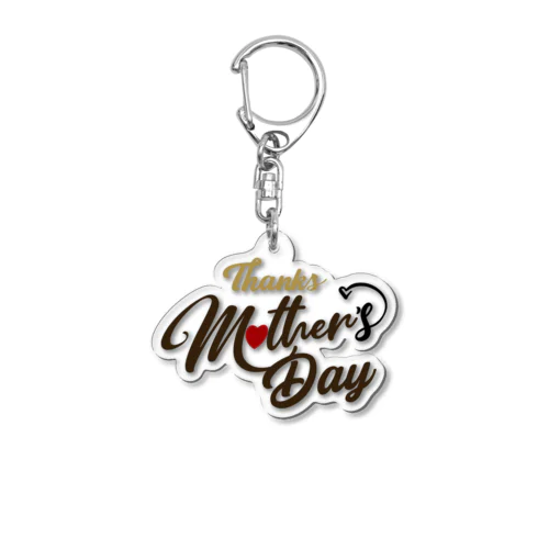 Thanks Mother’s Day Acrylic Key Chain