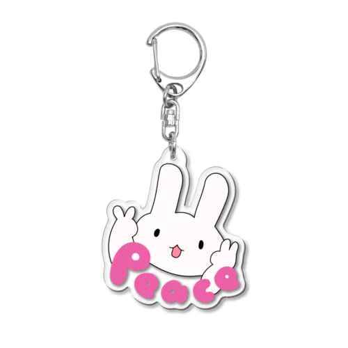 ピース Acrylic Key Chain