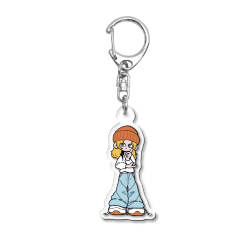 OOTD Acrylic Key Chain