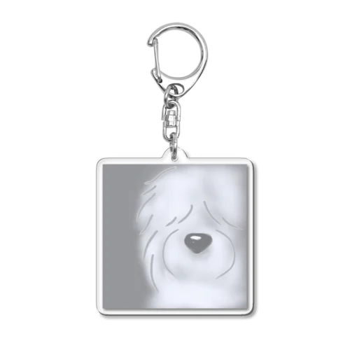 old english sheepdog !  ~mokumoku~ キーホルダー アクリルキーホルダー