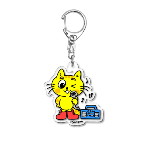 【にゃんぴー楽器隊】ボーカル Acrylic Key Chain