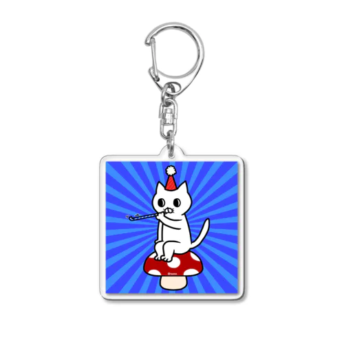 みんなで一緒にピーヒョロロ♪ Acrylic Key Chain