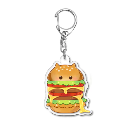 うみうしバーガー Acrylic Key Chain